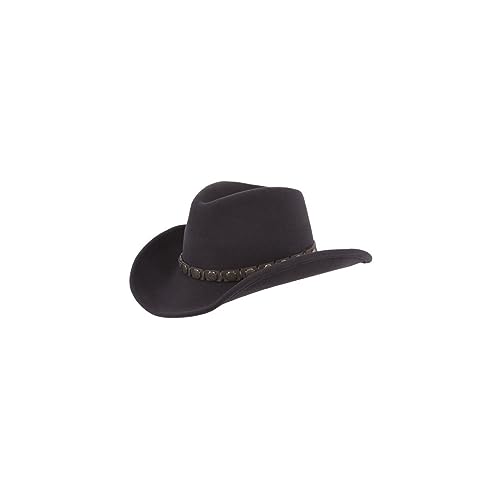 Stetson Hackberry braun Western Cowboyhut Filzhut - braun, Braun, S von Stetson