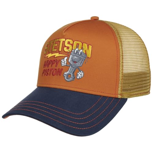 Stetson Happy Piston Trucker Cap Basecap Baseballcap Truckercap Meshcap Snapback Herren - Snapback, mit Schirm, Schirm Frühling-Sommer Herbst-Winter Frühjahr Sommer Herbst Winter - One Size Stetson Happy Piston Trucker Cap Basecap Baseballcap Truckercap Meshcap Snapback Herren - Snapback, mit Schirm, Schirm Frühling-Sommer Herbst-Winter Frühjahr Sommer Herbst Winter - One Size von Stetson