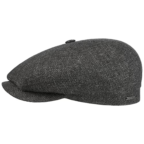 Stetson Hatteras Ellington Flatcap - Melierte Mütze - Klassische Schiebermütze - Wide-Fit-Style - Made in The EU - Damen & Herren - Ganzjährig anthrazit 61 cm Stetson Hatteras Ellington Flatcap - Melierte Mütze - Klassische Schiebermütze - Wide-Fit-Style - Made in The EU - Damen & Herren - Ganzjährig anthrazit 61 cm von Stetson