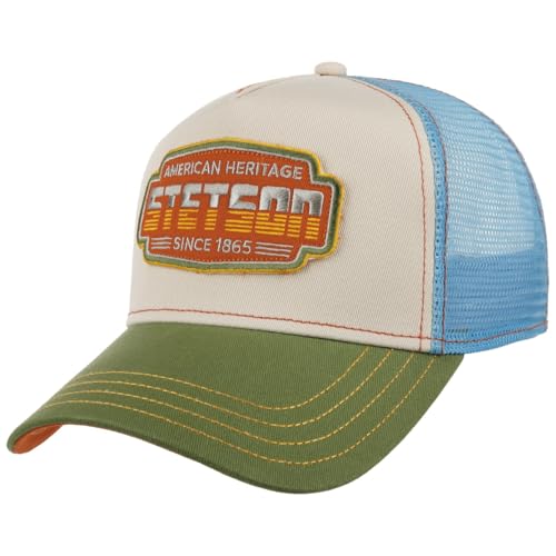 Stetson Herren Baseball Truckercap – 100% Baumwolle, Größe 54 (Small) von Stetson
