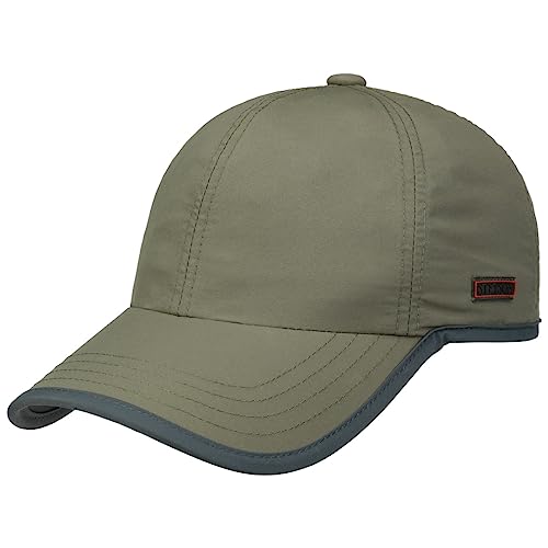 Stetson Kitlock Outdoor Baseballcap Damen/Herren - Sommercap Nylon wasserabweisend - Sonnencap mit UV-Schutz 40+ - Basecap mit Coolmax-Schweißband - Outdoorcap Frühjahr/Sommer Oliv L (58-59 cm) von Stetson