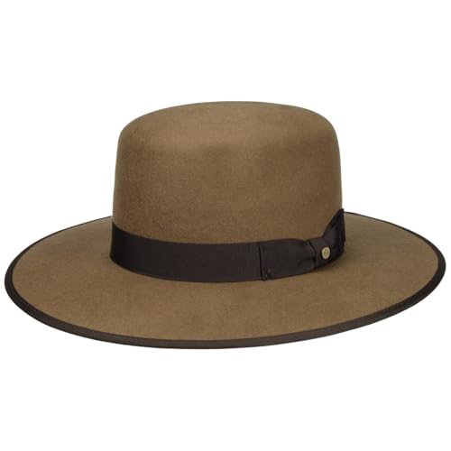 Stetson Herren Travellerhut Wollfilzhut Outdoor Herbst Dunkelbeige M (56-57 cm) von Stetson