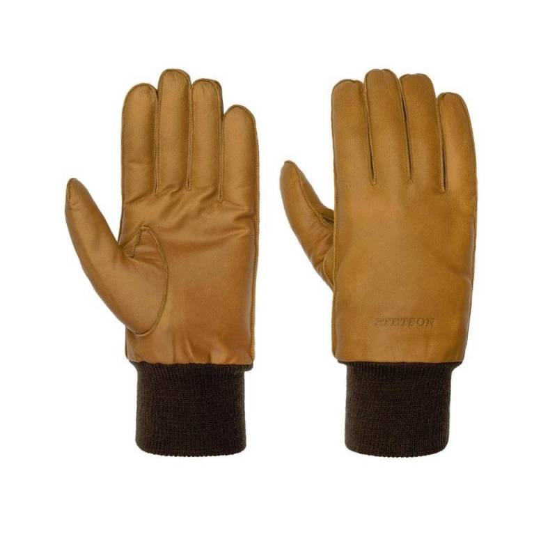 Stetson Lederhandschuhe Stetson Goat Nappaleder Handschuhe Hellbraun von Stetson