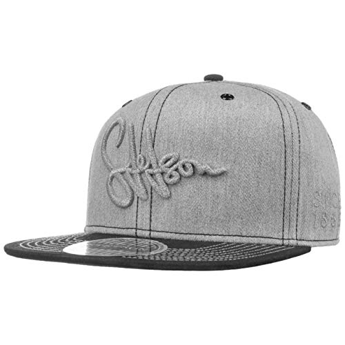 Stetson Lettering Flat Brim Cap Herren One Size (ca. 55-60 cm) - Größenverstellbar - Aus 100% Baumwolle - Gefüttert aus Baumwolle - Kopfhöhe ca. 9.5 cm - Basecap Frühjahr/Sommer grau One Size Stetson Lettering Flat Brim Cap Herren One Size (ca. 55-60 cm) - Größenverstellbar - Aus 100% Baumwolle - Gefüttert aus Baumwolle - Kopfhöhe ca. 9.5 cm - Basecap Frühjahr/Sommer grau One Size von Stetson