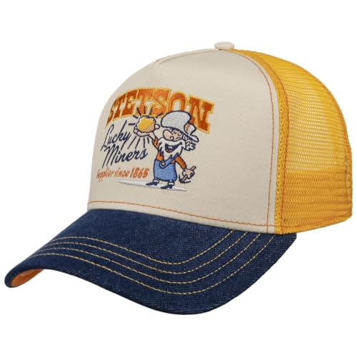 Stetson Lucky Miners Trucker Cap Men Sommer Winter gelb One Size von Stetson