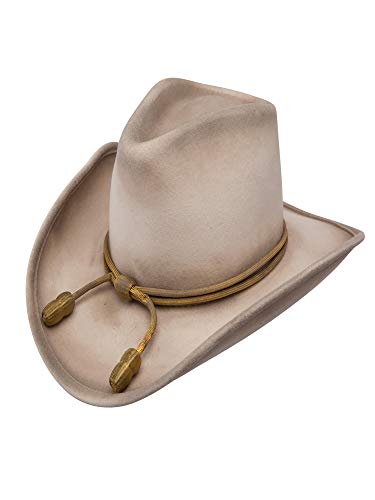 Stetson Men's Fort Crushable Wool Leather Hatband Cowboy Hat - Silverbelly von Stetson