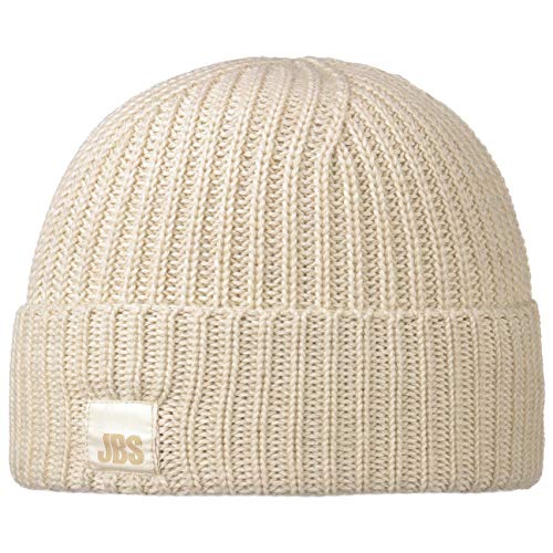 Stetson Morton Strickmütze Damen/Herren - Made in Italy - Wintermütze aus Wollmix - Beanie in Einheitsgröße (54-60 cm) - Umschlagmütze unifarben in diversen Farben - Herbst/Winter cremeweiß One Size von Stetson