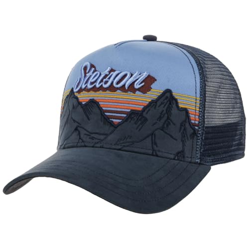 Stetson Mountain Mist Trucker Cap Basecap Baseballcap Truckercap Meshcap Snapback Herren - Snapback, mit Schirm Frühling-Sommer Herbst-Winter Frühjahr Sommer Herbst Winter - One Size blau-dunkelblau Stetson Mountain Mist Trucker Cap Basecap Baseballcap Truckercap Meshcap Snapback Herren - Snapback, mit Schirm Frühling-Sommer Herbst-Winter Frühjahr Sommer Herbst Winter - One Size blau-dunkelblau von Stetson