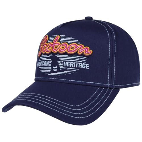 Stetson Neon Wordmark Cap - Truckerform - Snapback - Baumwolle - Herren dunkelblau One Size Stetson Neon Wordmark Cap - Truckerform - Snapback - Baumwolle - Herren dunkelblau One Size von Stetson