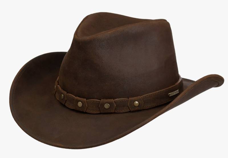 Stetson Outdoorhut Western Calf Split Traveller mit Ledergarnitur von Stetson
