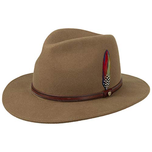 Stetson Rantoul Wollfilz Traveller Wollfilzhut Wollhut (XL (60-61 cm) - Hellbraun) von Stetson