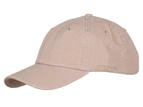 Stetson Rector Baseballcap mit UV-Schutz aus Baumwolle - Taupe (41) - One Size von Stetson