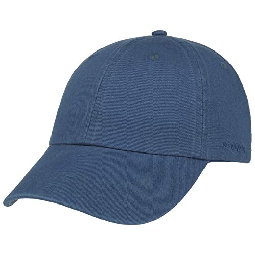 Stetson Rector Basecap Cap Baseballcap Sonnenschutz-Cap Sonnencap Sommecap Baumwollcap Kappe Freizeitcap (One Size - Royalblau) von Stetson