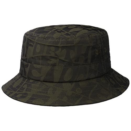 Stetson Ref Fischerhut mit UV-Schutz Sonnenhut Stoffhut Sommerhut Herren - Frühling-Sommer Herbst-Winter - S (54-55 cm) Oliv von Stetson