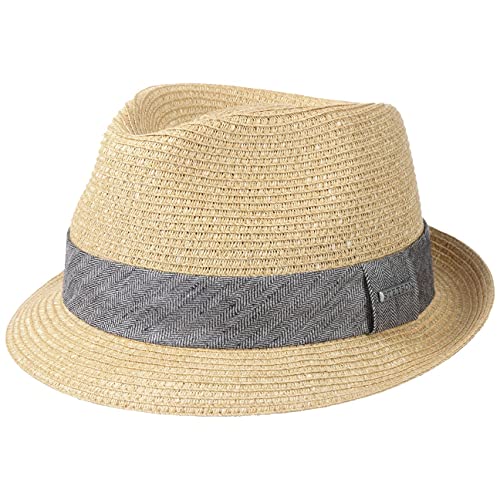 Stetson Reidton Toyo Sommer Trilby - Natur (76) - 54-55 cm (S) von Stetson