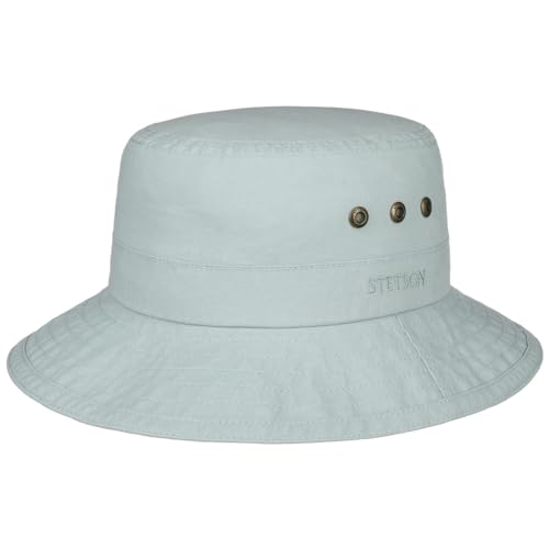 Stetson Reston Freizeithut Damen Herren Schlapphut Bio-Baumwolle Packable Baumwollhut 40-facher UV-Schutz Frühjahr Sommer Mint XL (60-61 cm) von Stetson