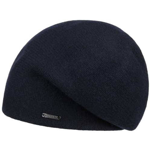 Stetson Shirley Kaschmir Strickmütze - Unifarbene Mütze aus Kaschmirwolle - Oversize-Baske für Damen und Herren - Luxuriöse Wintermütze - Herbst/Winter blau One Size Stetson Shirley Kaschmir Strickmütze - Unifarbene Mütze aus Kaschmirwolle - Oversize-Baske für Damen und Herren - Luxuriöse Wintermütze - Herbst/Winter blau One Size von Stetson