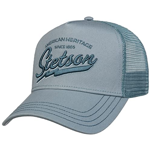 Stetson Since 1865 Trucker Cap Basecap Baseballcap Snapback Truckercap Meshcap blau One Size von Stetson