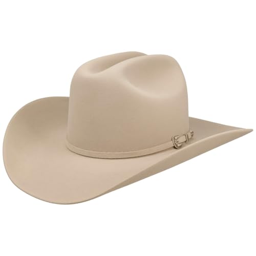 Stetson Skyline 6X Fur Felt Westernhut Cowboyhut Haarfilzhut Filzhut Damen/Herren - Made in USA mit Futter Frühling-Sommer Herbst-Winter Frühjahr Sommer Herbst Winter - 57 cm Hellbeige Stetson Skyline 6X Fur Felt Westernhut Cowboyhut Haarfilzhut Filzhut Damen/Herren - Made in USA mit Futter Frühling-Sommer Herbst-Winter Frühjahr Sommer Herbst Winter - 57 cm Hellbeige von Stetson