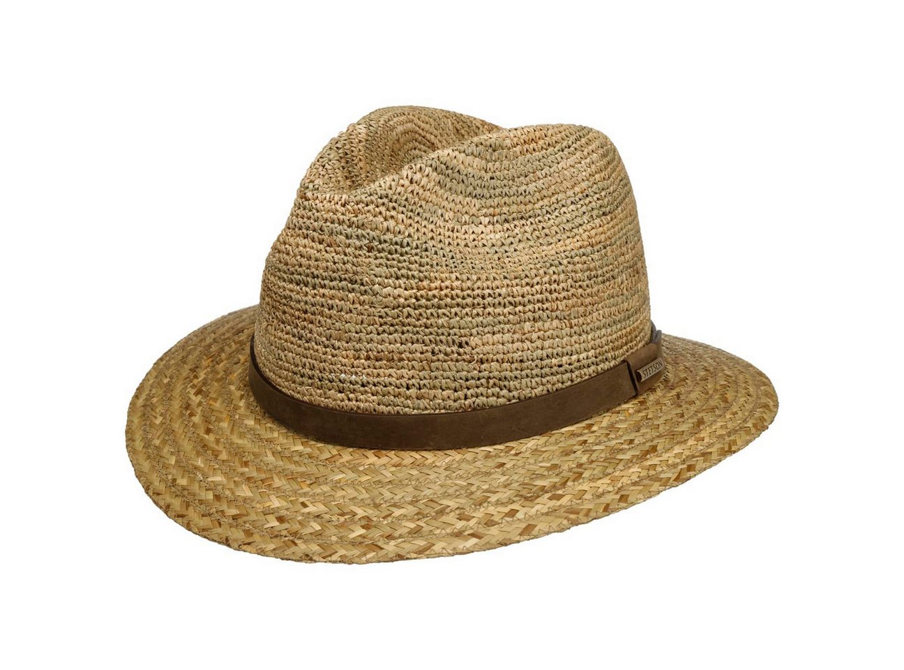 Stetson Sonnenhut (1-St) Strohhut mit Lederband von Stetson