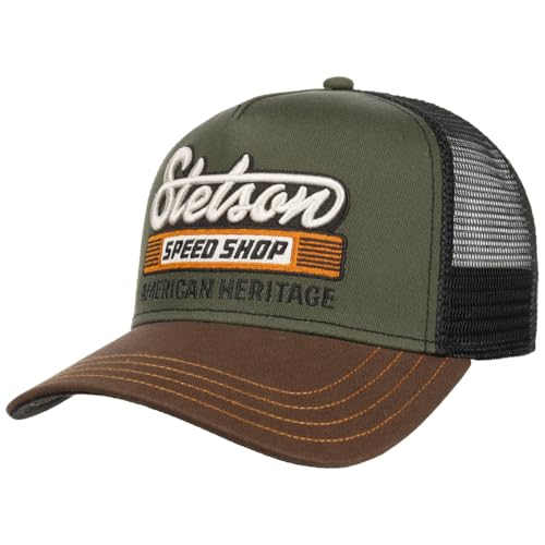 Stetson Speed Shop Trucker Cap Basecap Baseballcap Truckercap Meshcap Snapback Herren - Snapback, mit Schirm, Schirm Frühling-Sommer Herbst-Winter Frühjahr Sommer Herbst Winter - One Size Stetson Speed Shop Trucker Cap Basecap Baseballcap Truckercap Meshcap Snapback Herren - Snapback, mit Schirm, Schirm Frühling-Sommer Herbst-Winter Frühjahr Sommer Herbst Winter - One Size von Stetson