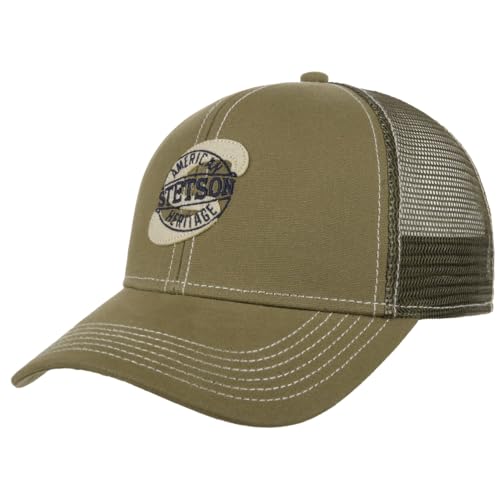 Stetson Stamp Trucker Cap Basecap Snapback Herren Sommer Winter Oliv One Size von Stetson