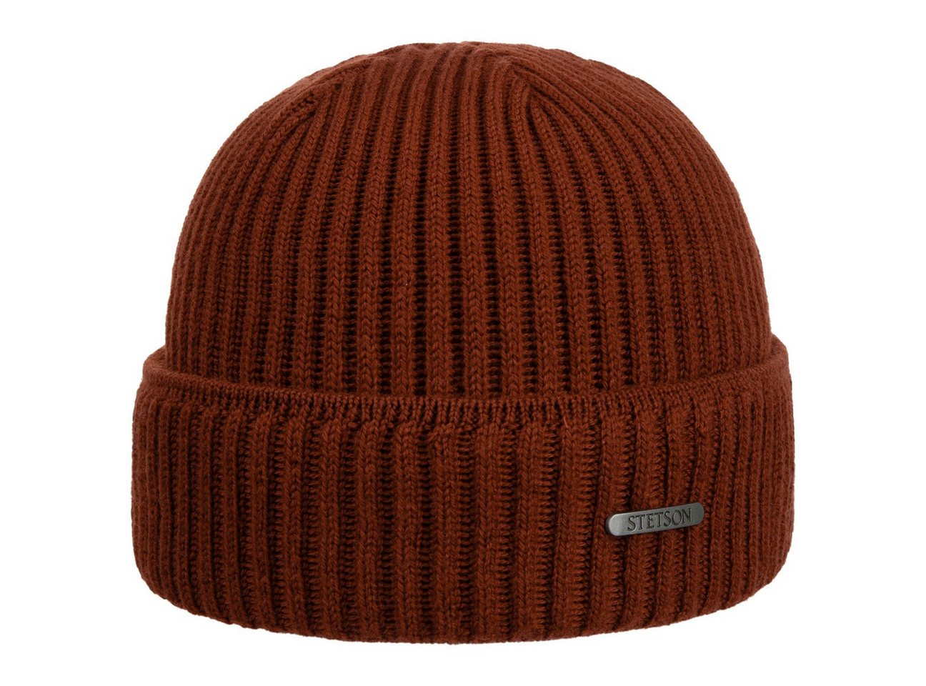 Stetson Strickmütze (1-St) Strickmützen mit Umschlag, Made in Italy von Stetson