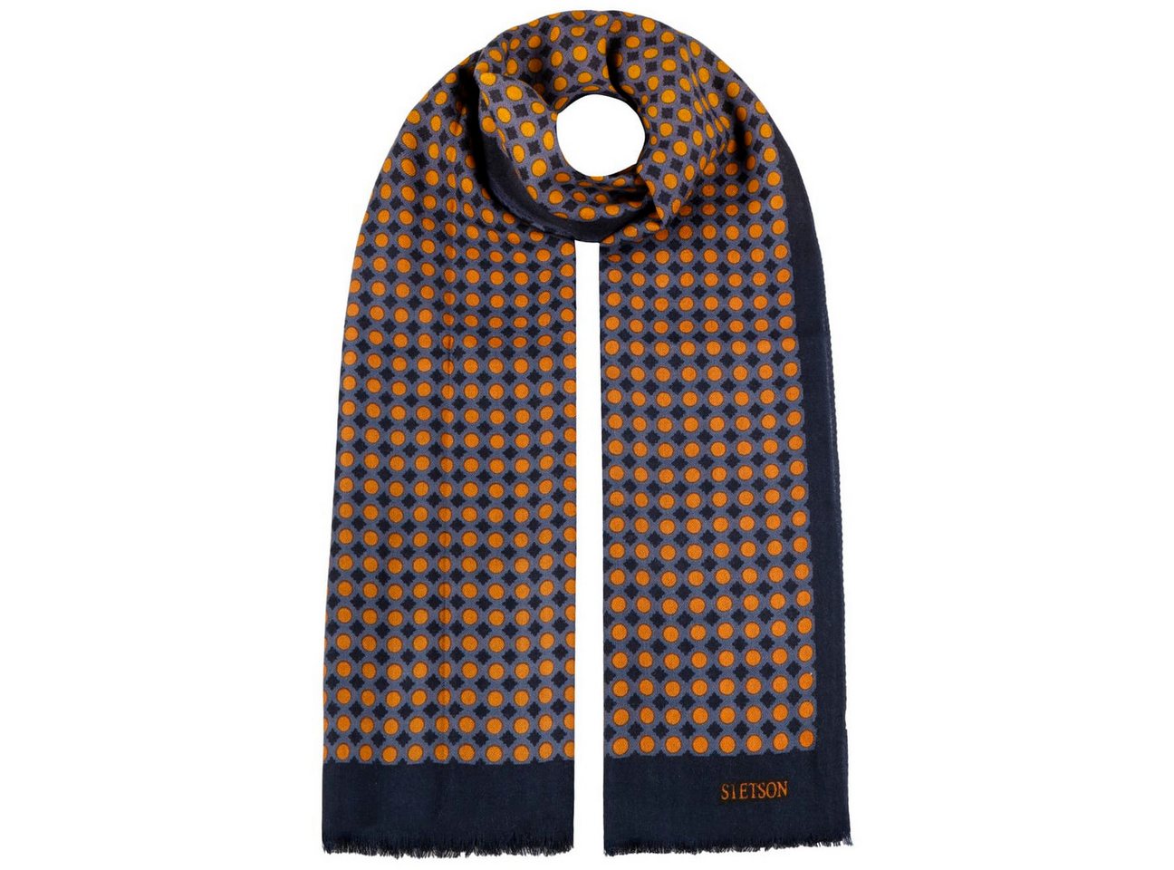 Stetson Strickschal, (1-St), Schal mit Fransen von Stetson