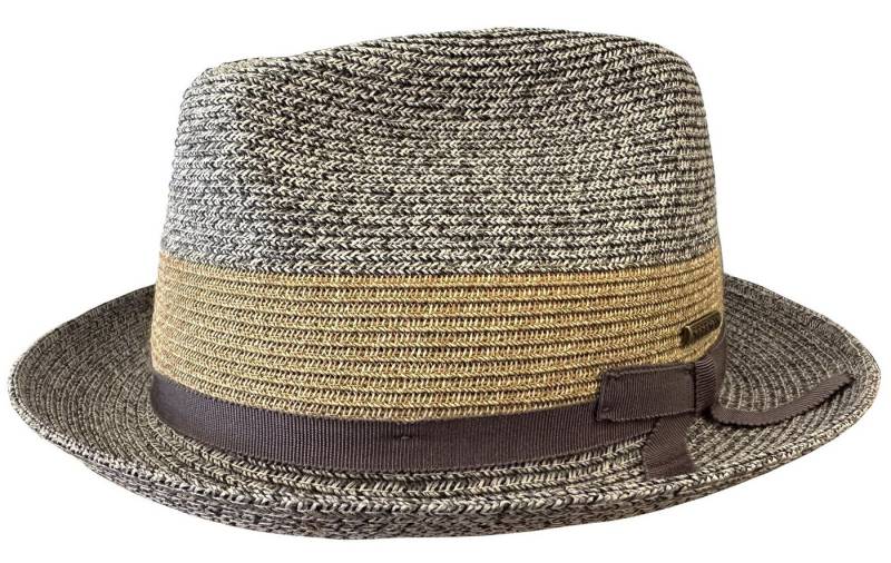 Stetson Strohhut Player Contrast Brim Toyo 85% Viskose (Toyo-Stroh), 15% Polyester (Viskose-Mix) von Stetson
