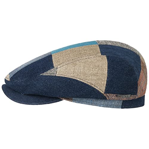 Stetson Summer Patchwork Driver Flatcap - Bunte Karierte Mütze - Mehrfarbige Schiebermütze - Made in The EU - Herren - Frühjahr/Sommer bunt XXL (62-63 cm) von Stetson