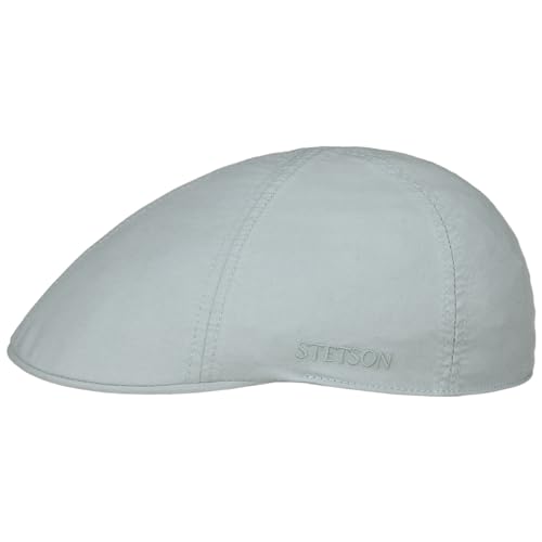 Stetson Texas Organic Cotton Flatcap Herren - Nachhaltige Schiebermütze mit Bio-Baumwolle - Flat Cap mit UV-Schutz (40+) - Herrencap Frühjahr/Sommer - Schirmmütze Mint XL (60-61 cm) von Stetson