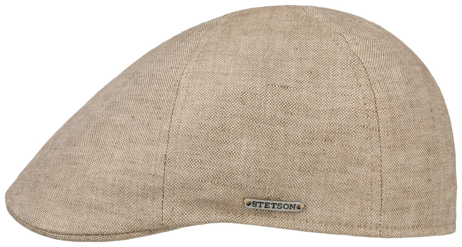 Stetson Texas Flat Cap Sommer-Schiebermütze aus 100% Leinen von Stetson