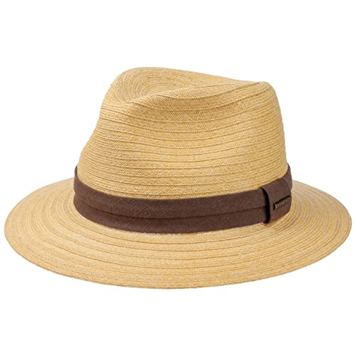 Stetson Toyo Traveller Viskosehut - Lässige Eleganz - Naturfarbener Hut aus Stroh - Sonnenschutz für Damen und Herren - Frühjahr/Sommer Natur S (54-55 cm) von Stetson