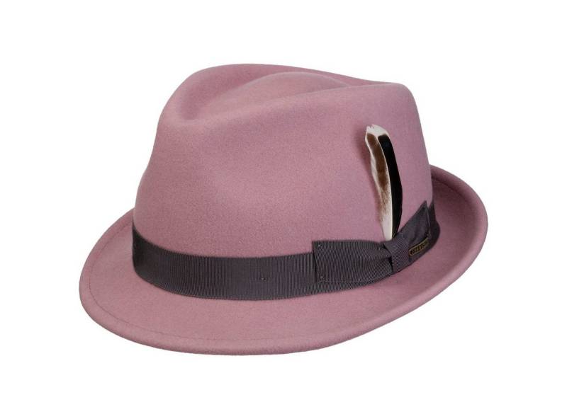 Stetson Trilby (1-St) Wollfilzhut mit Ripsband von Stetson