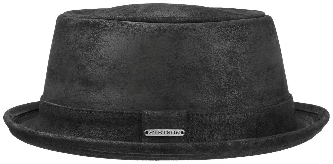 Stetson Trilby Pork Pie aus Leder von Stetson