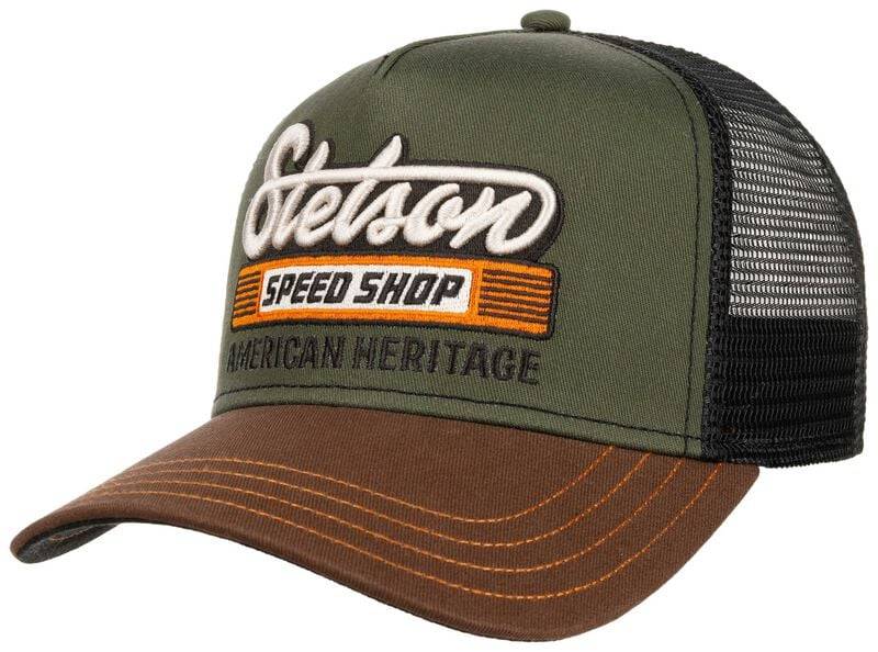 Stetson Trucker Cap Speed Shop Cap braun grün von Stetson