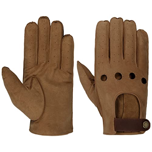 Stetson Vented Lederhandschuhe Handschuhe Fingerhandschuhe Ziegenlederhandschuhe (10 HS - braun) von Stetson