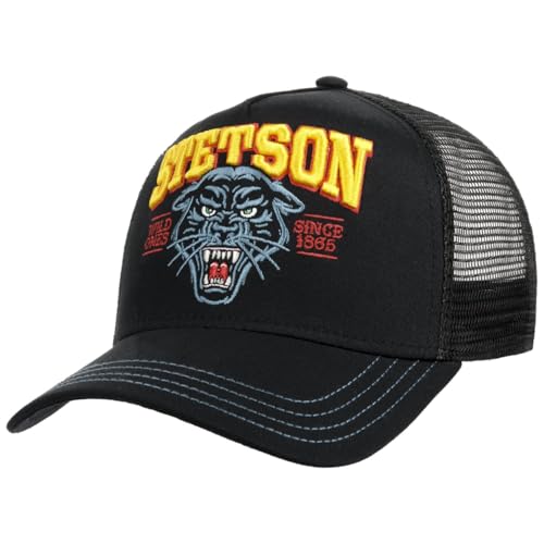 Stetson Wild Ones Trucker Cap Damen/Herren One Size (57-60 cm) - Baseballkappe mit Baumwolle - Größenverstellbare Meshcap - Frühling/Sommer schwarz One Size Small Stetson Wild Ones Trucker Cap Damen/Herren One Size (57-60 cm) - Baseballkappe mit Baumwolle - Größenverstellbare Meshcap - Frühling/Sommer schwarz One Size Small von Stetson
