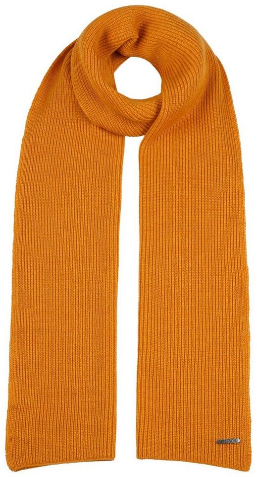 Stetson Wollschal, einfarbiger Feinstrick aus 100% Merinowolle von Stetson