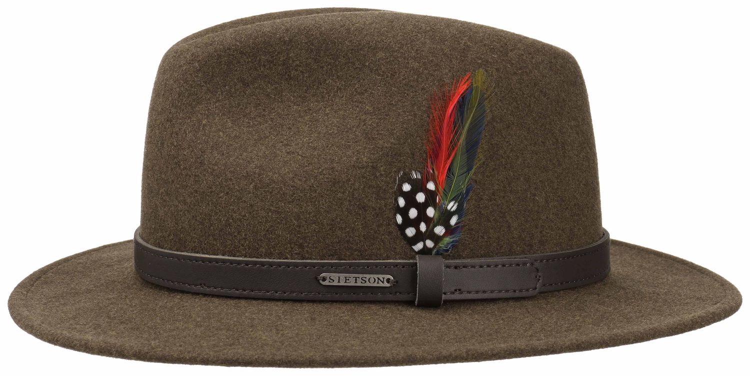 Stetson Woolfelt Outdoor Traveller mit Ledergarnitur von Stetson