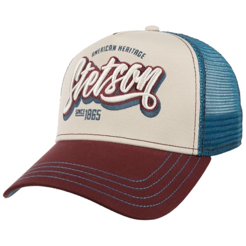 Stetson Madison Trucker Cap Basecap Snapback Herren Sommer Winter blau-rot One Size Stetson Madison Trucker Cap Basecap Snapback Herren Sommer Winter blau-rot One Size von Stetson