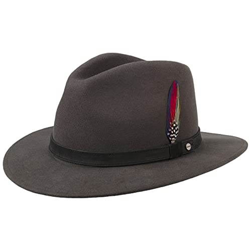 Stetson Yutan Wollfilzhut Filzhut Herrenhüte (XL (60-61 cm) - Serpent) von Stetson