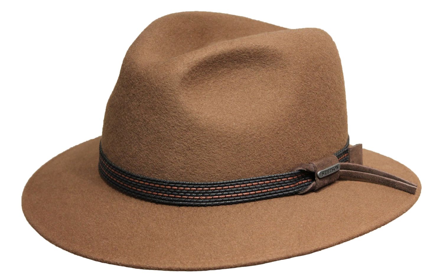 Stetson wasserabweisender Traveller Woolfelt zweifarbige Garnitur von Stetson