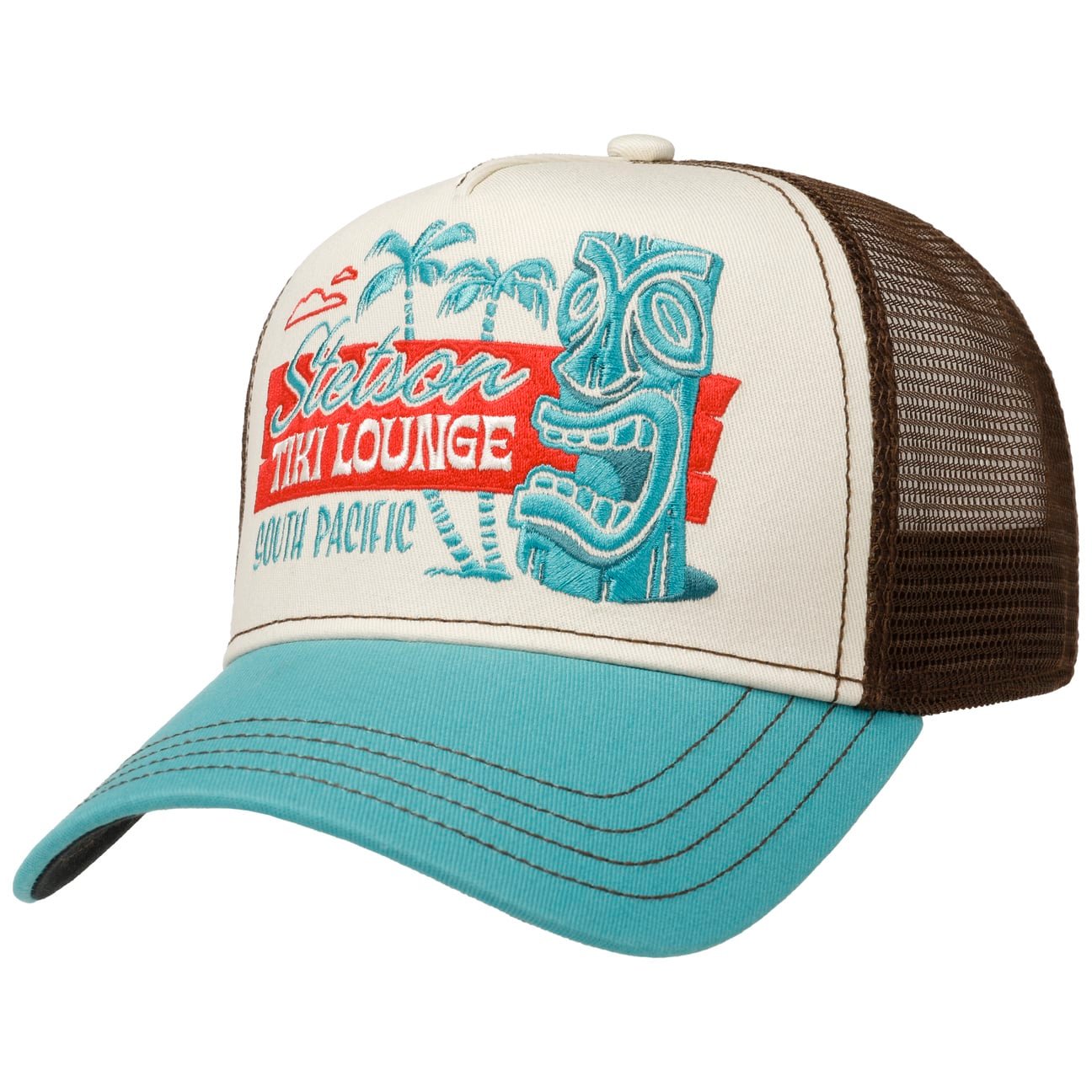 Tiki Lounge Trucker Cap by Stetson von Stetson