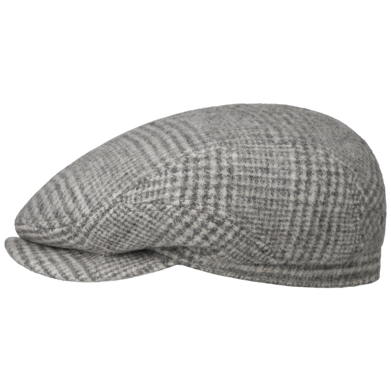 Undyed Virgin Wool Driver Flatcap by Stetson von Stetson