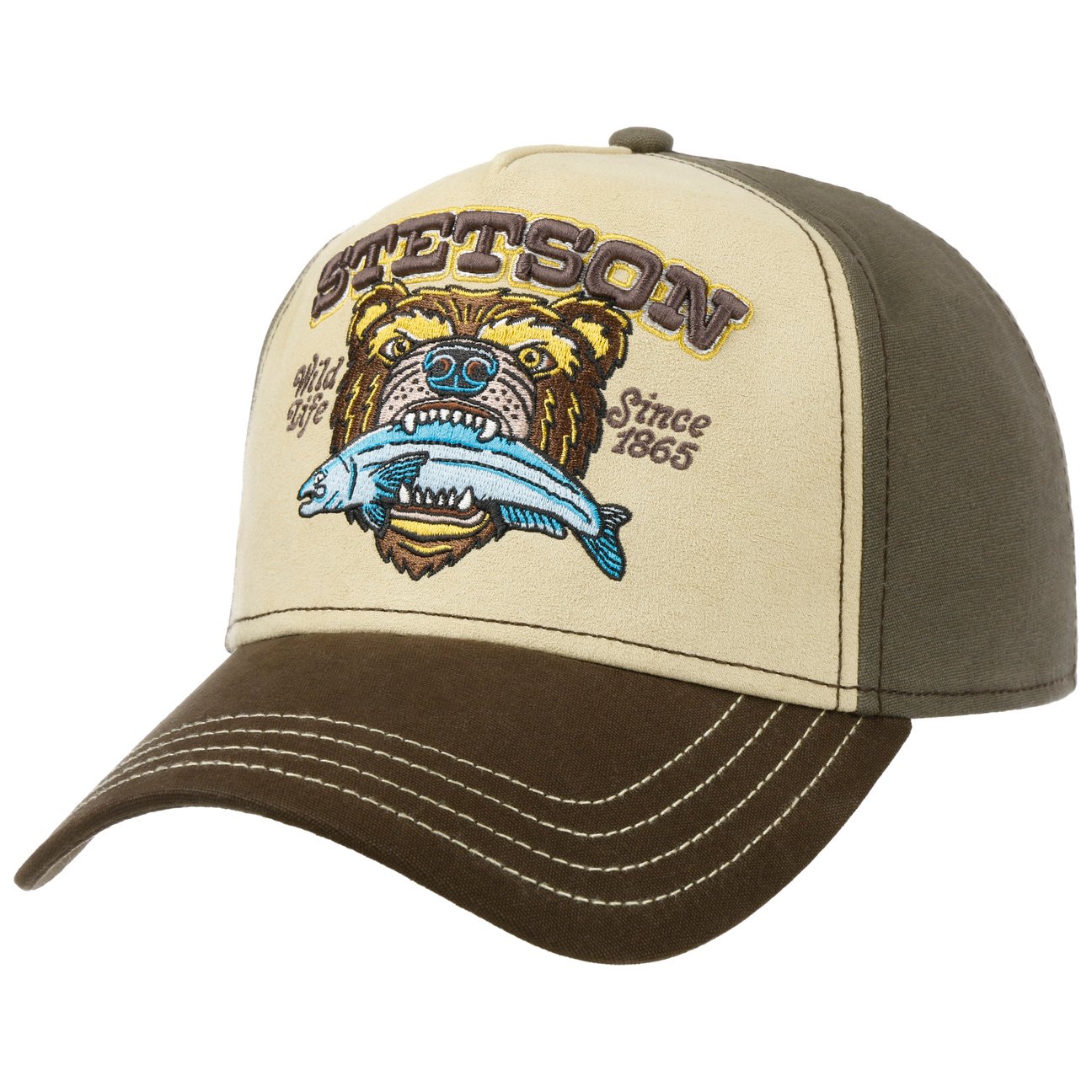 Wild Life Since 1865 Trucker Cap by Stetson von Stetson