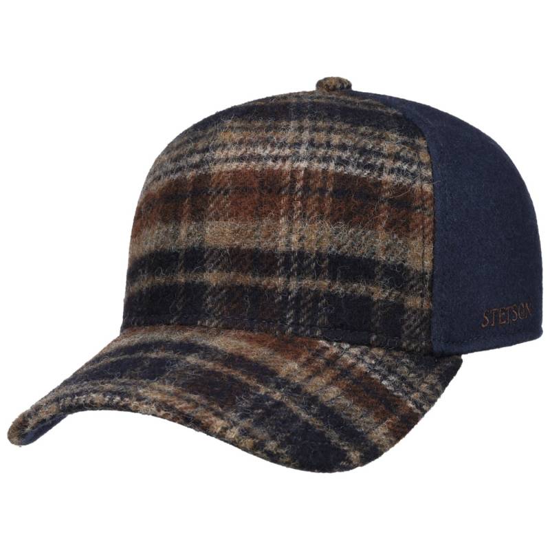 Wool Check Trucker Cap by Stetson von Stetson