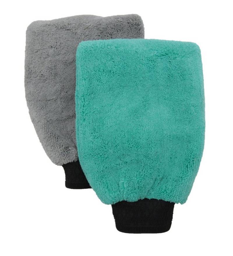 Steuber Reinigungshandschuh (Set, 2-St) Mikrofaser Handschuhe saugstark & fusselfrei, mit flexiblem Bund von Steuber