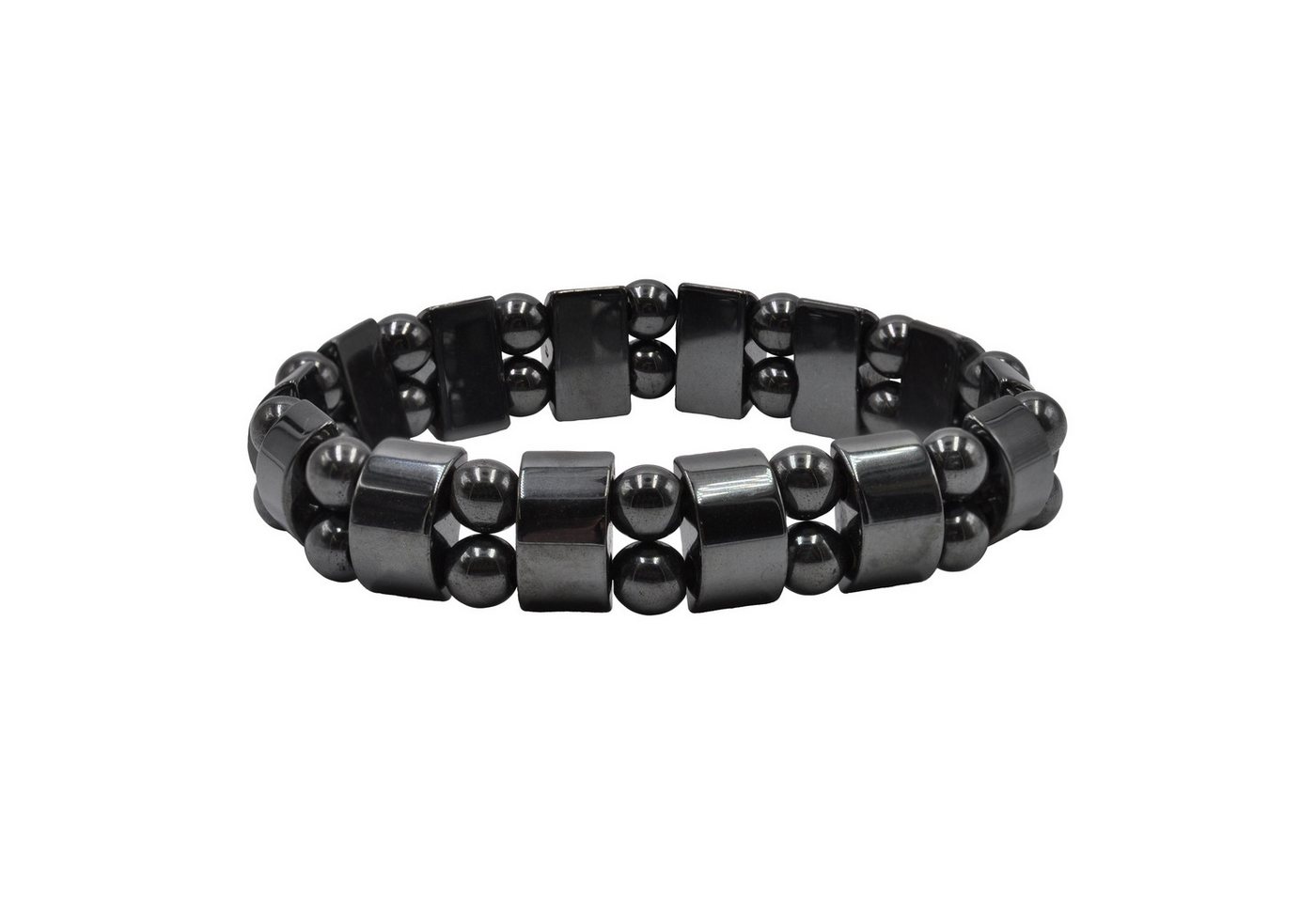Steuer Armband Stretch hämatitfarbene Magnete von Steuer