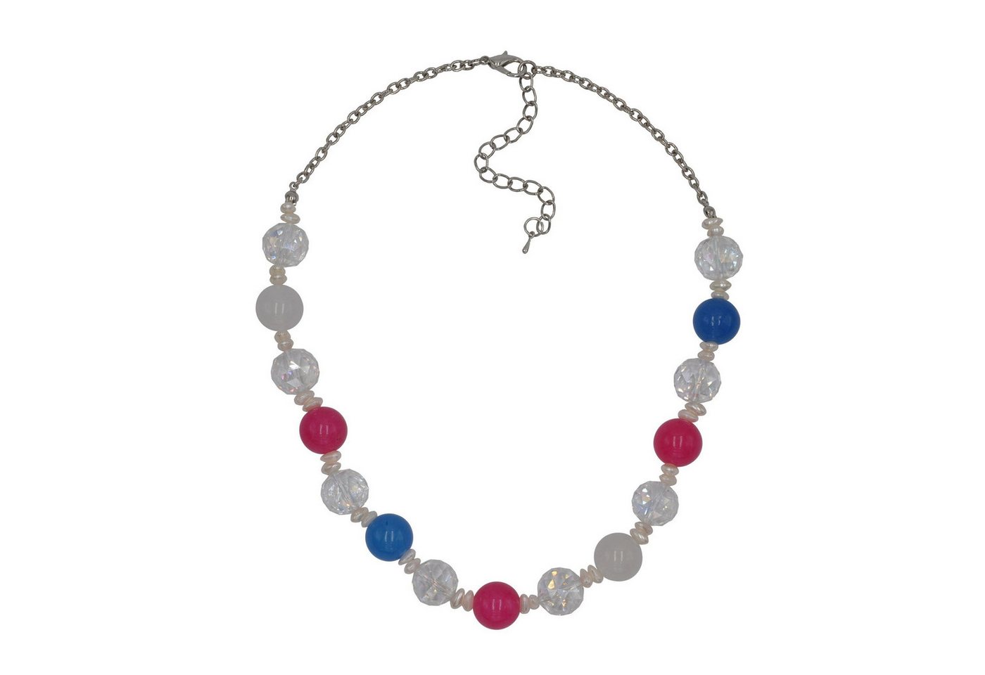 Steuer Collierkettchen Metall Glänzend Achat Kristall von Steuer